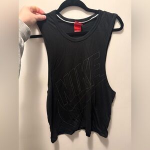 Nike Women's Black Muscle Tee